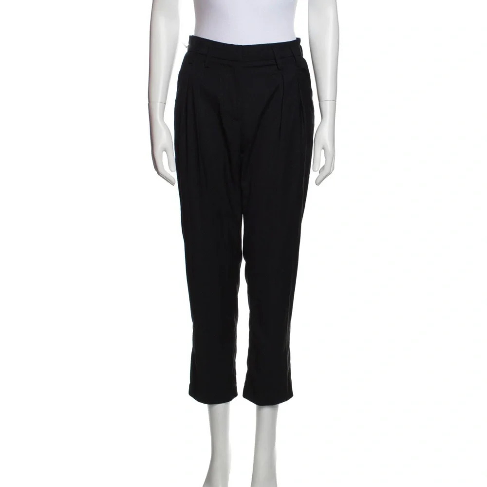 NWT Iro Straight Leg Black Pants EU Size 36/ U.S. Size 4
